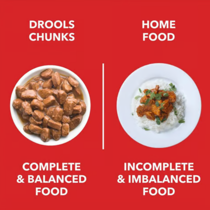 Drools Real Chicken & Chicken Liver Chunks in Gravy Adult Dog Wet Food