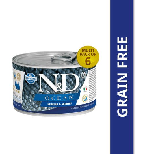 Farmina N&D Ocean Herring & Shrimp Grain Free Mini Adult Dog Wet Food