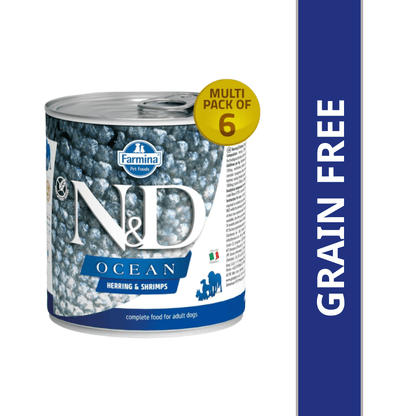 Farmina N&D Ocean Herring & Shrimp Grain Free Adult Dog Wet Food
