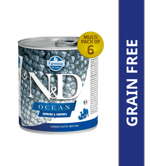 Farmina N&D Ocean Herring & Shrimp Grain Free Adult Dog Wet Food