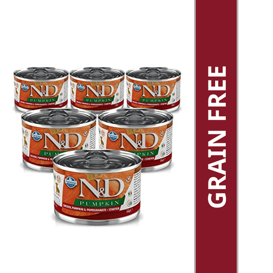 Farmina N&D Pumpkin Chicken & Pomegranate Grain Free Starter Puppy Mini Wet Food