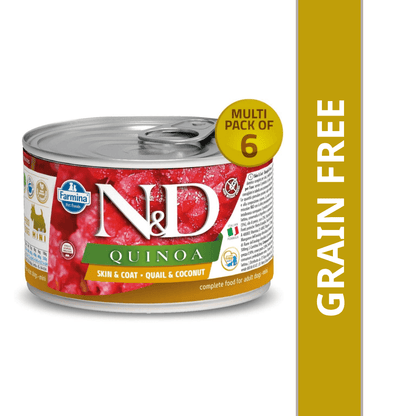 Farmina N&D Quinoa Quail & Coconut Grain Free Mini Adult Dog Wet Food