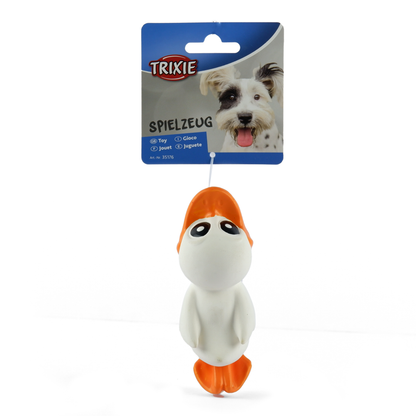 Trixie Duck Latex Toy for Dogs (White)