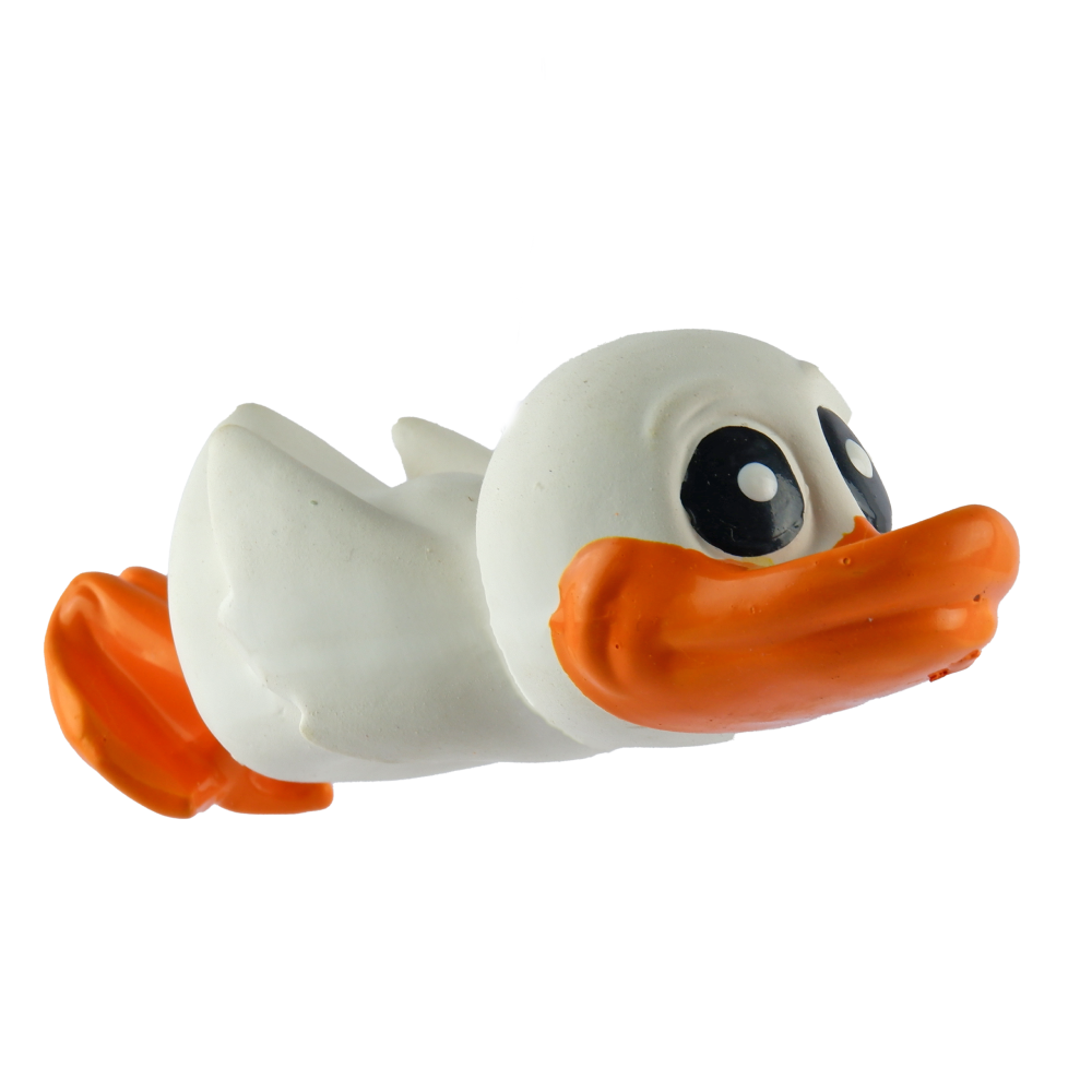 Trixie Duck Latex Toy for Dogs (White)