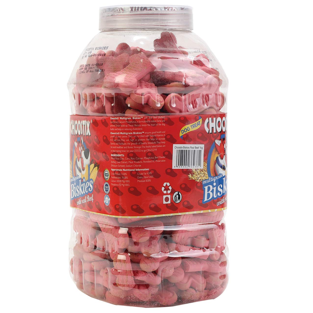 Choostix Biskies Real Buffalo Beef Dog Treat