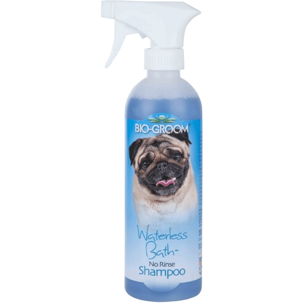 Bio Groom Waterless Bath Shampoo Spray and Sure Clot Fast Acting Styptic Powder for Dogs Combo