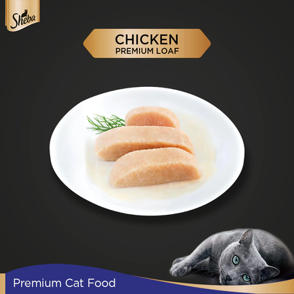 Sheba Chicken Loaf Rich Premium Adult Fine Cat Wet Food