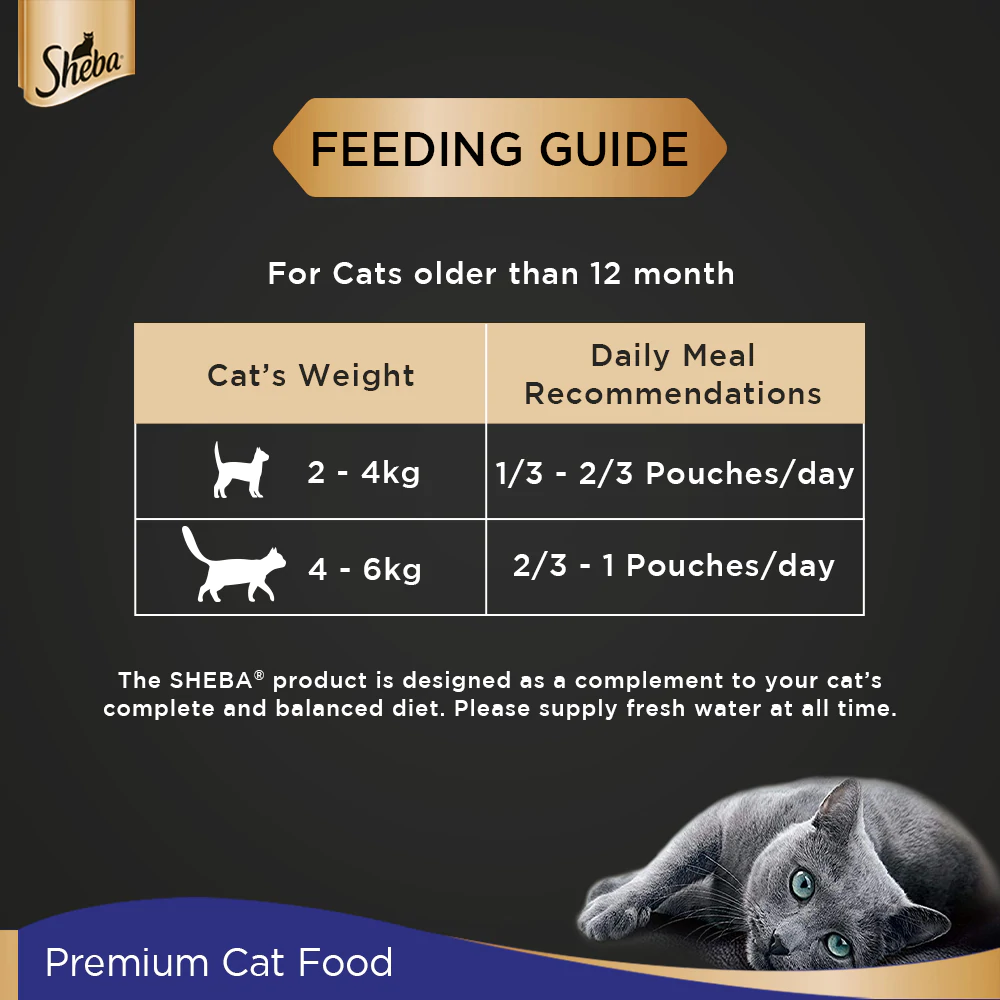 Sheba Chicken Loaf Rich Premium Adult Fine Cat Wet Food