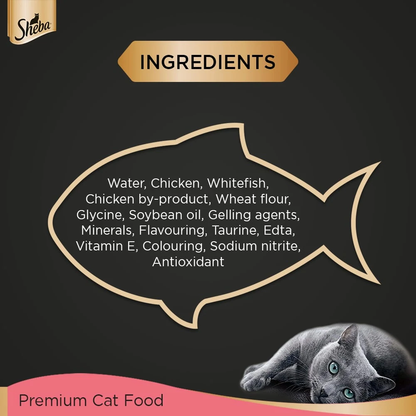Sheba Chicken Loaf Rich Premium Kitten (2 to 12 Months) Fine Cat Wet Food