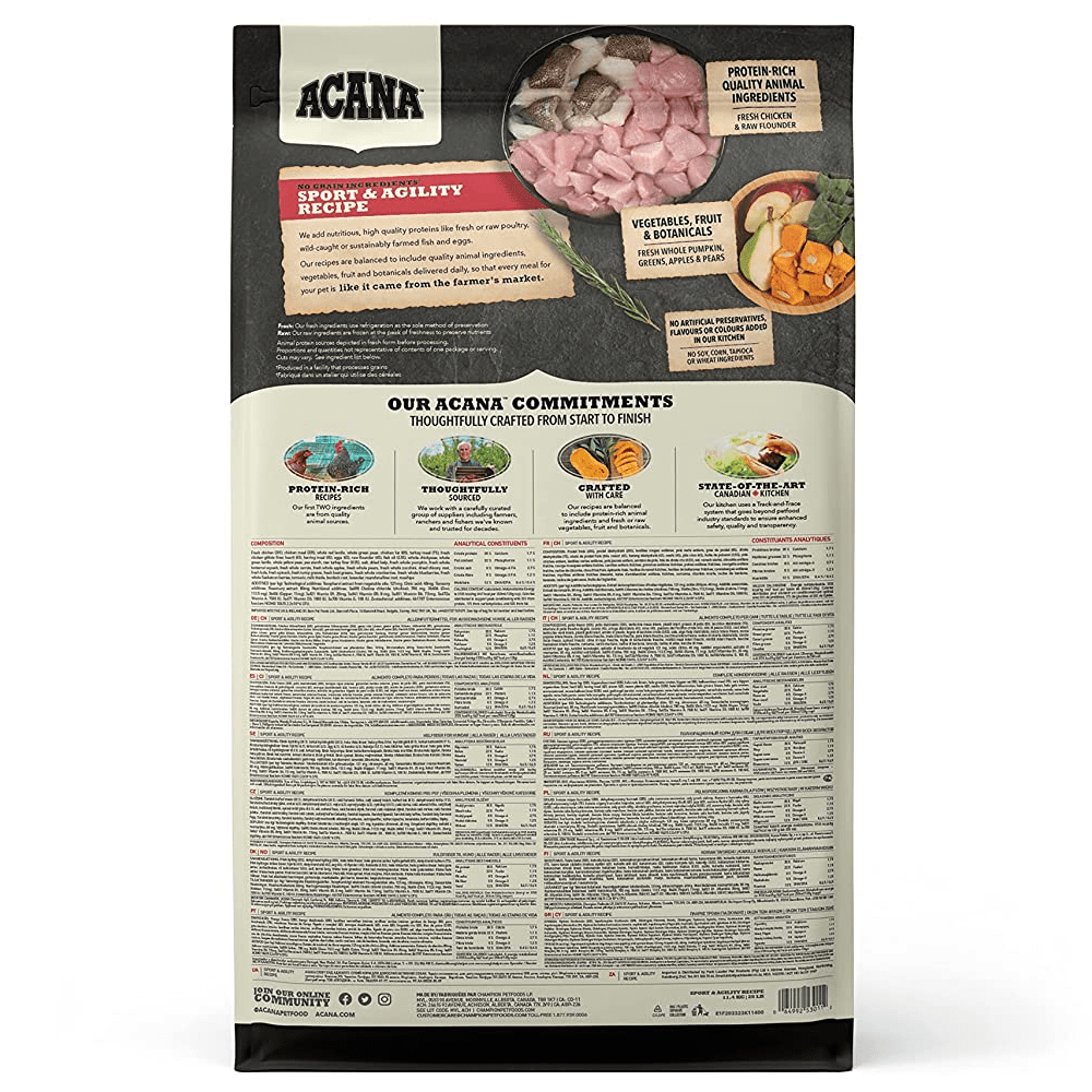 Acana Sports & Agility All Breeds Dog Dry Food