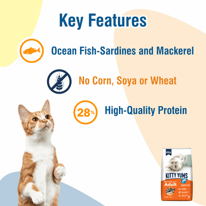 Kitty Yums Ocean Fish Adult 7Kg