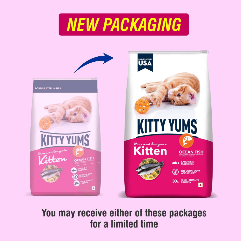 Kitty Yums Ocean Fish Kitten 3Kg