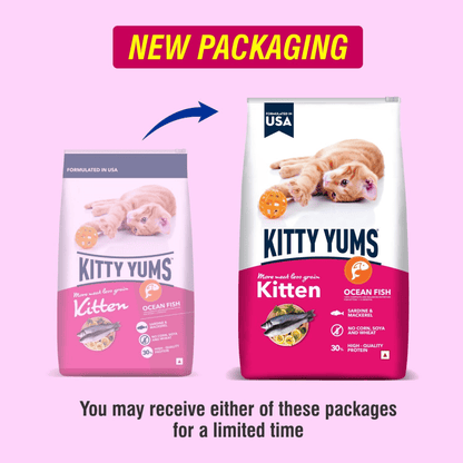 Kitty Yums Ocean Fish Kitten 3Kg