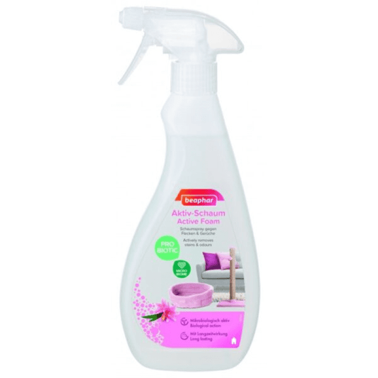 Beaphar Active Foam Probiotic Stain & Odor Remover for Dogs and Cats
