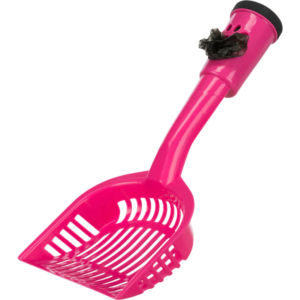 Trixie Litter Scoop with 20 Dirt Bags for Cats (Assorted)