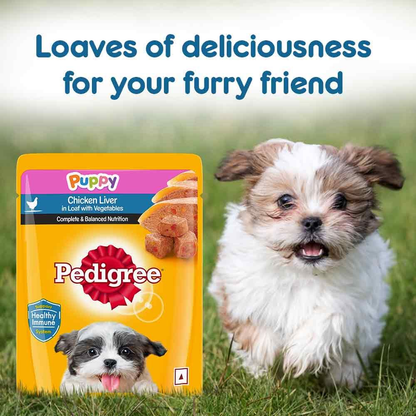 Pedigree Chicken Liver in Loaf with Vegetables Puppy Wet Food