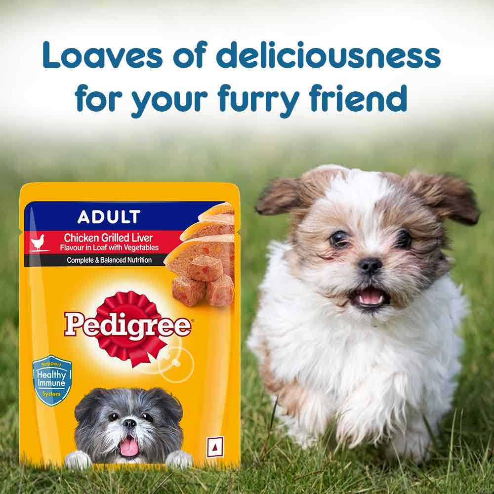 Pedigree Chicken Grilled Liver in Loaf with Vegetables Adult Dog Wet Food