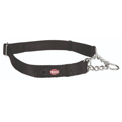 Trixie Premium Stop the pull Collar for Dogs (Jet Black)