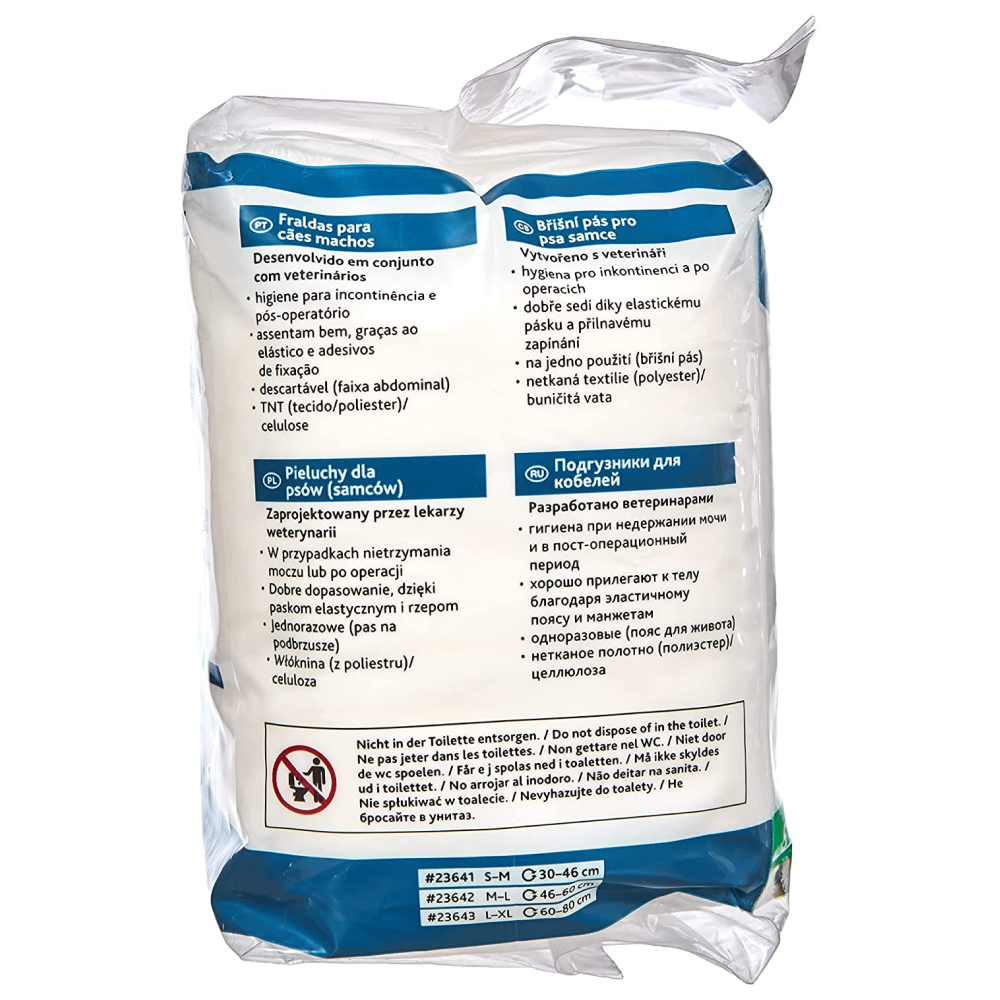 Trixie Diapers for Male Dogs (12pcs)