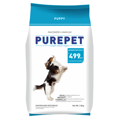 Purepet Chicken & Vegetable Puppy Dry Food