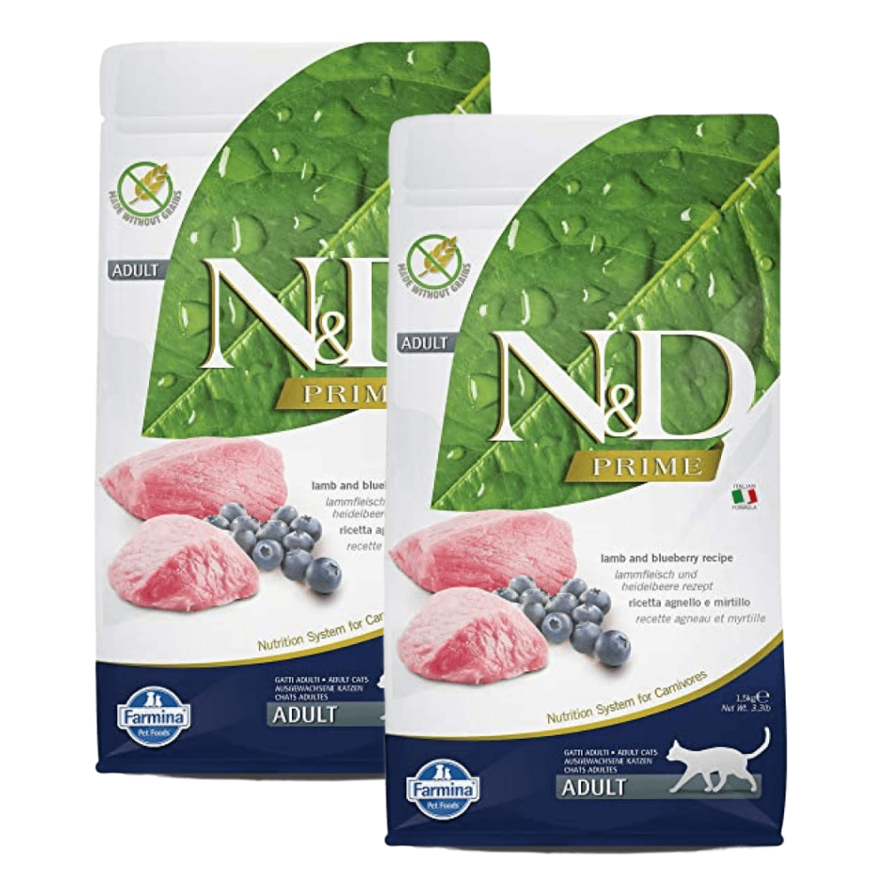 Farmina N&D Prime Lamb & Blueberry Grain Free Adult Dry Cat Food