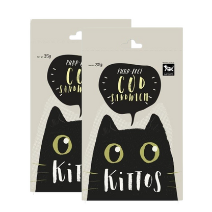 Kittos Purr Fect Cod Sandwich Cat Treat