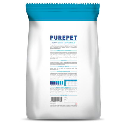 Purepet Chicken & Vegetable Puppy Dry Food