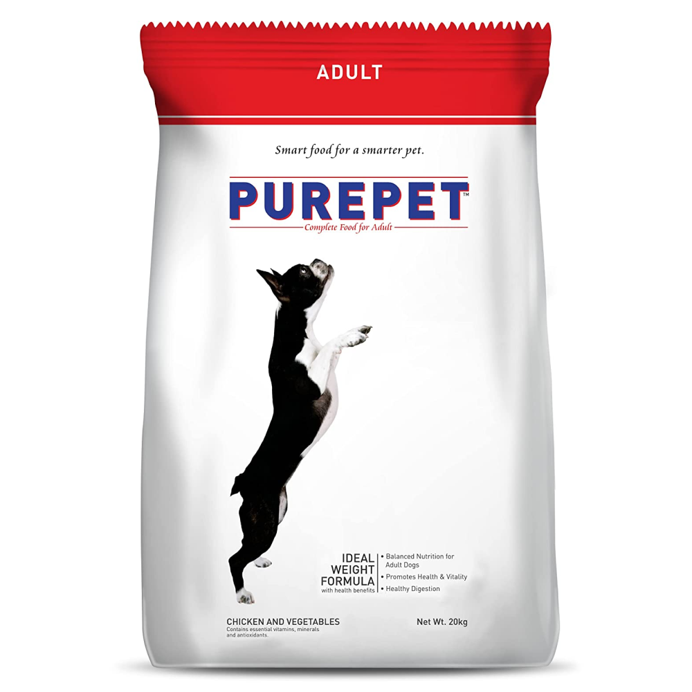 Purepet Chicken & Vegetable Adult Dog Dry Food