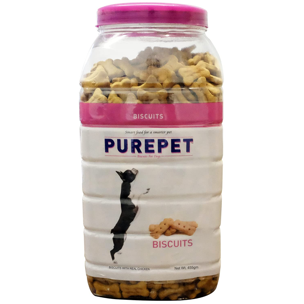 Purepet Mutton Flavour Real Chicken Biscuit Dog Treats