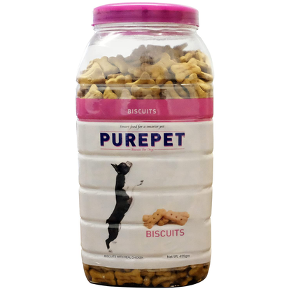 Purepet Mutton Flavour Real Chicken Biscuit Dog Treats