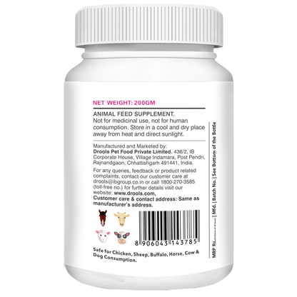 Drools Absolute Skin & Coat and Absolute Vitamin Supplement Tablets for Dogs Combo