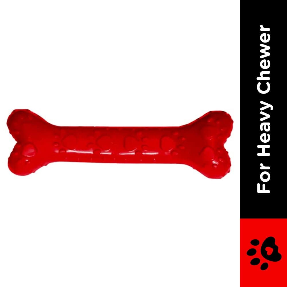 Drools Non Toxic Rubber Chew Bone Teething Toy for Puppies and Dogs