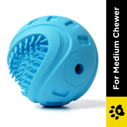 Pawsindia Brush Ball Teeth Cleaning Toy for Dogs
