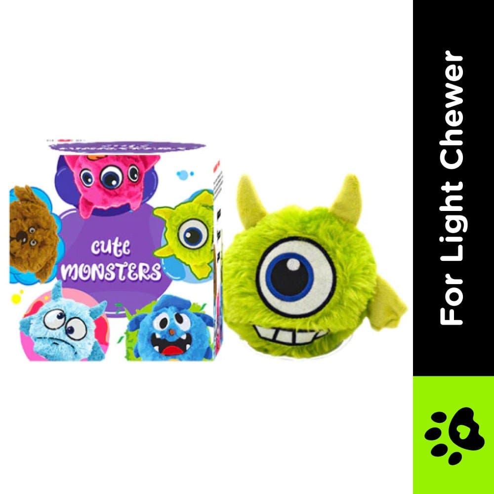 Pawsindia Trembling Monster Toy for Dogs (Green)