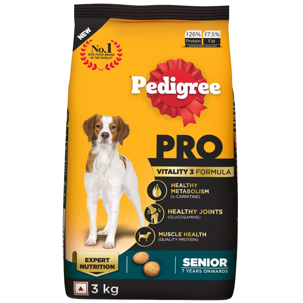 Pedigree PRO Expert Nutrition Senior(7+ Years) Adult Dog Dry Food