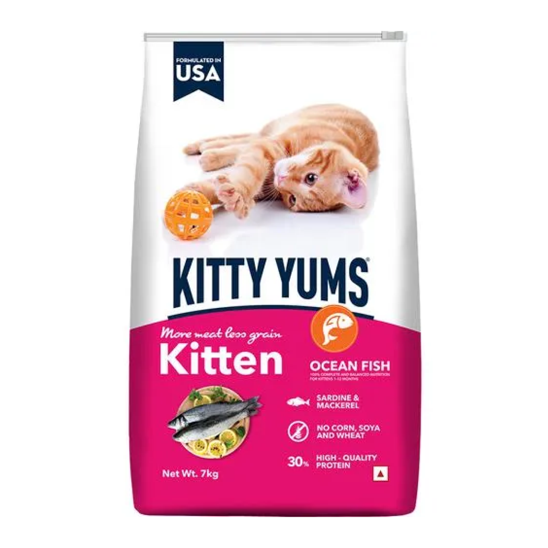 Kitty Yums Ocean Fish Kitten 7Kg