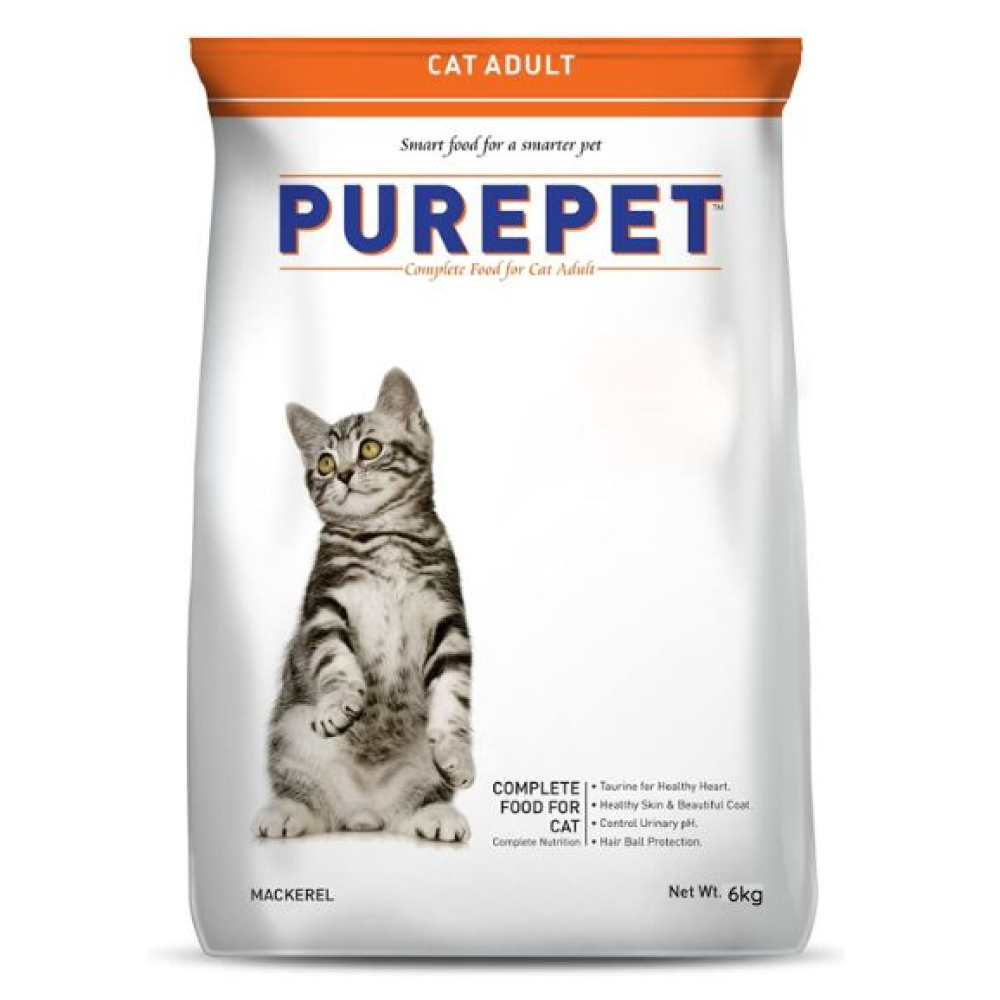 Purepet Mackerel Adult Dry Cat Food