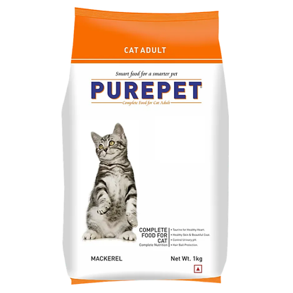 Purepet Mackerel Adult Dry Cat Food