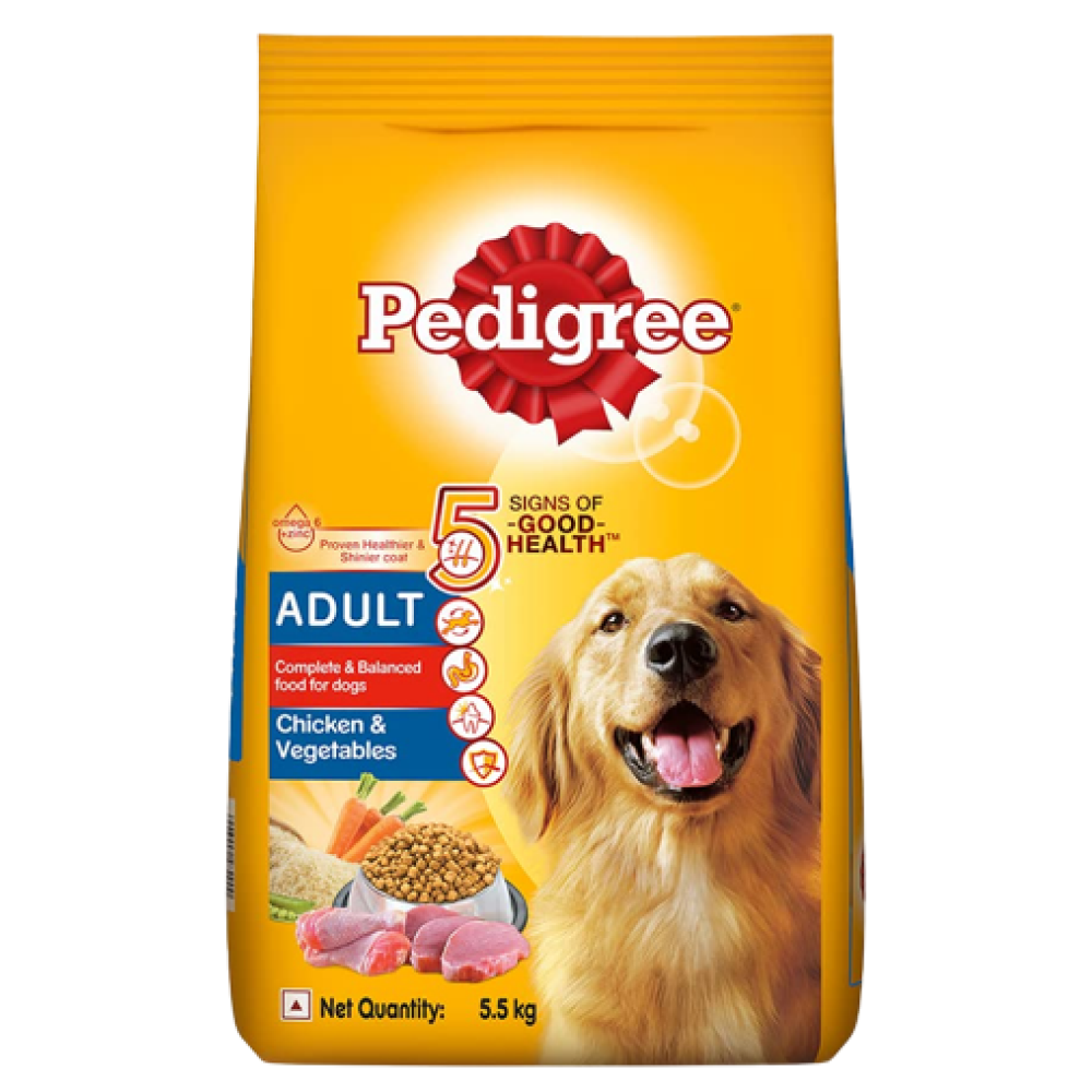 Pedigree Chicken and Vegetables Adult Dry Dog Food