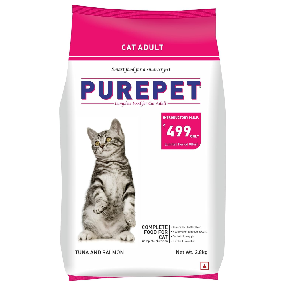 Purepet Tuna and Salmon Adult Cat Dry Food