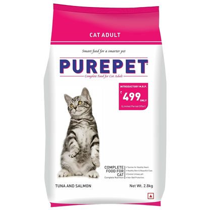Purepet Tuna and Salmon Adult Cat Dry Food