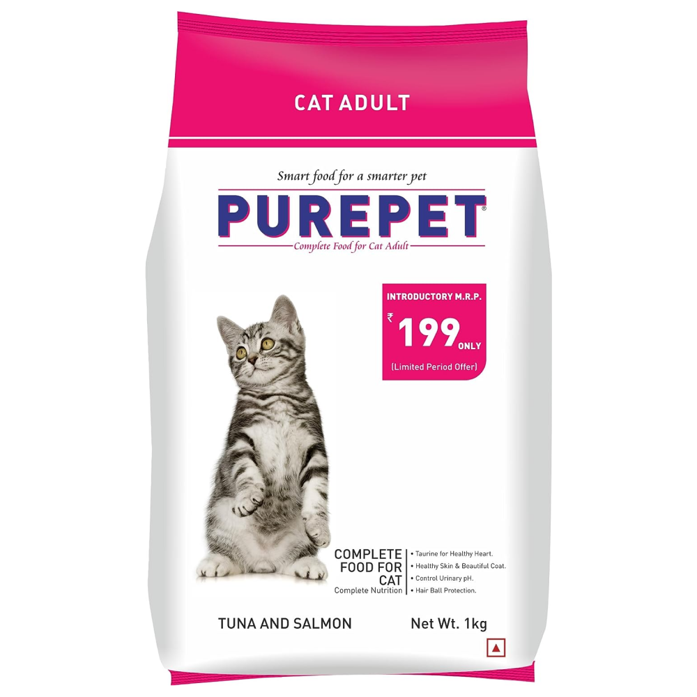 Purepet Tuna and Salmon Adult Cat Dry Food