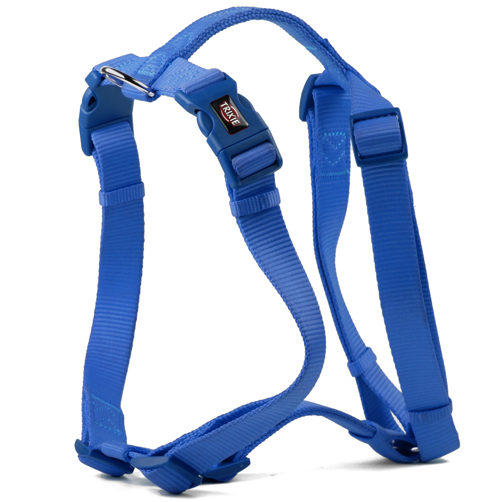 Trixie Premium H Harness for Dogs (Royal Blue)