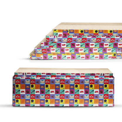Pawsindia 5 in 1 Replacebale Box Scratcher for Cats