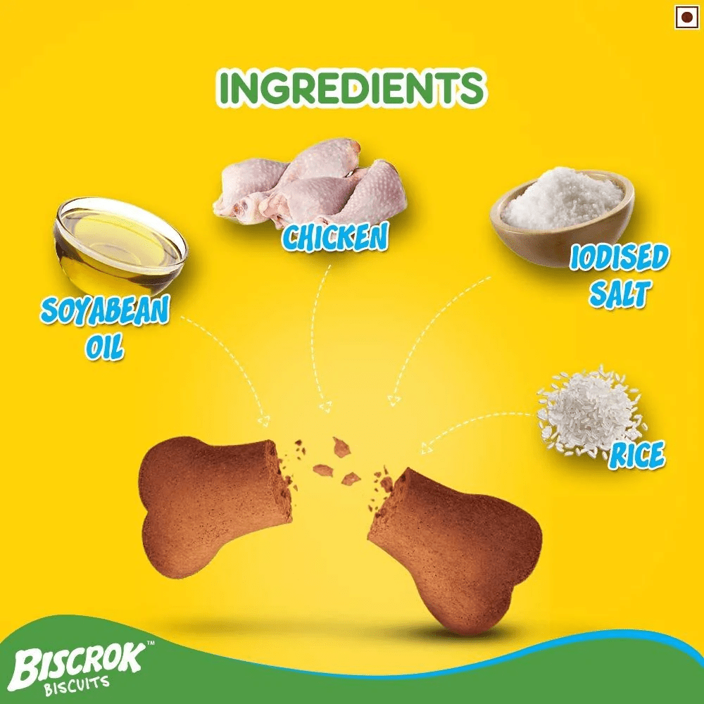 Pedigree Biscrok Dog Biscuits Chicken Flavour (500g)