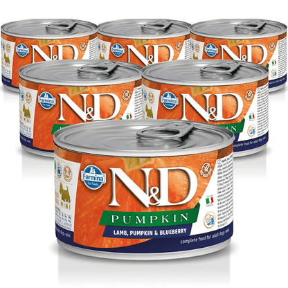 Farmina N&D Pumpkin Lamb & Blueberry Mini Adult Wet Dog Food
