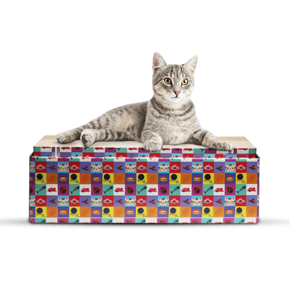 Pawsindia 5 in 1 Replacebale Box Scratcher for Cats