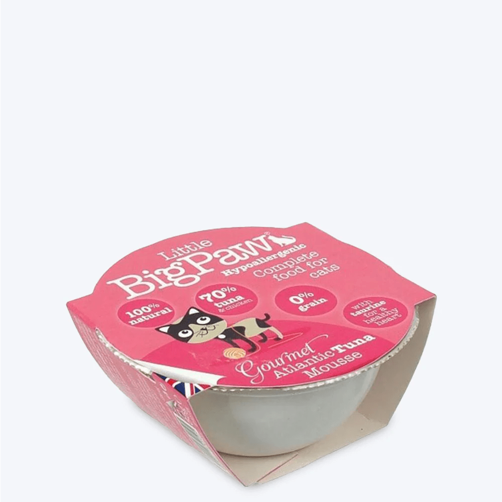 Little Big Paw Atlantic Tuna Mousse Cat Wet Food (Pack Of 8)