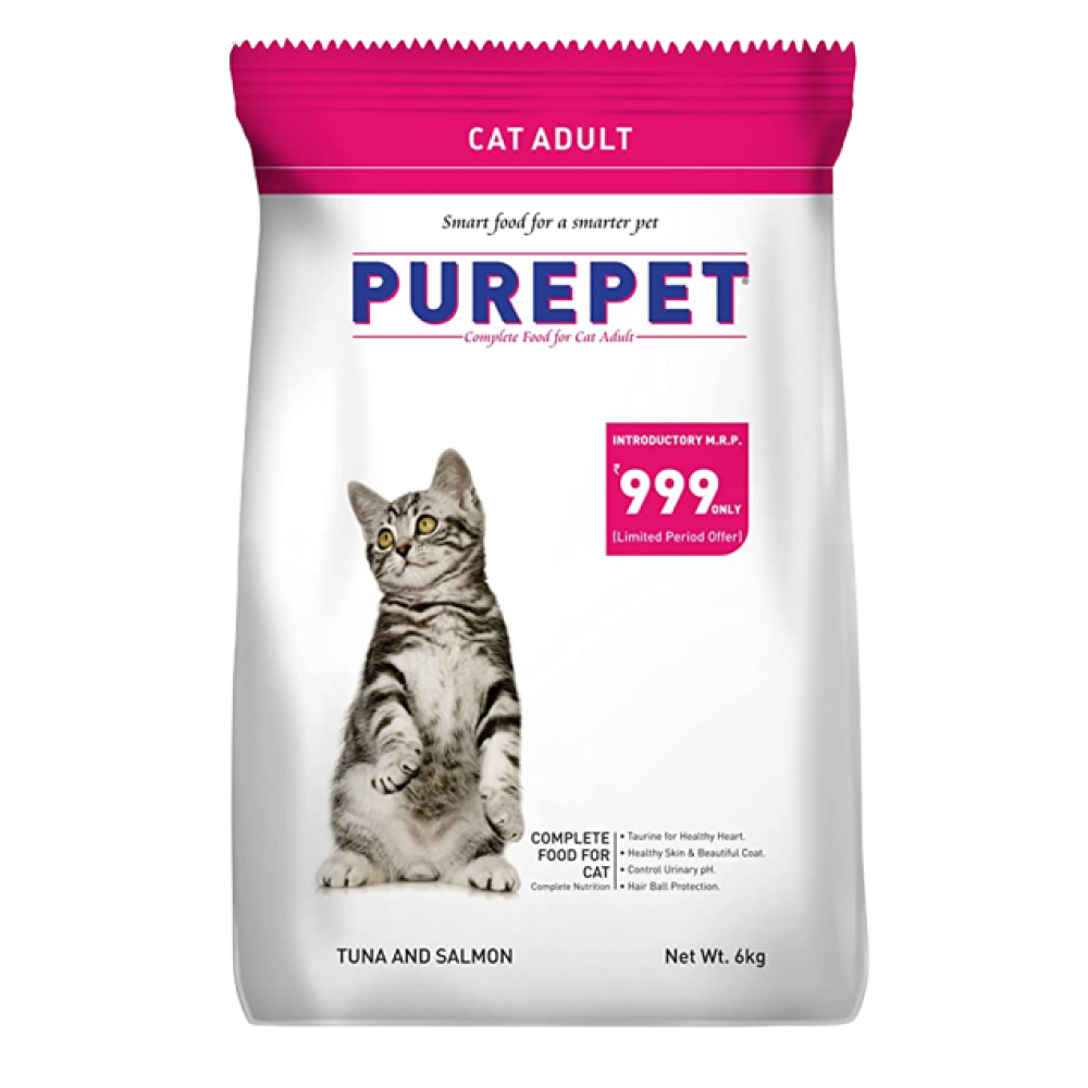 Purepet Tuna and Salmon Adult Cat Dry Food