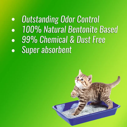 Pet Pattern Natural Clay Scented Cat Litter 2 x 5kg Combo